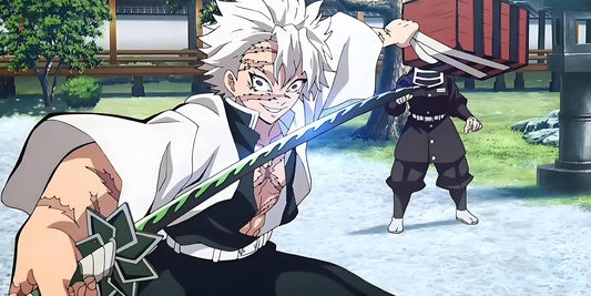 Sanemi Shinazugawas Turquoise Demon Slayer Katana