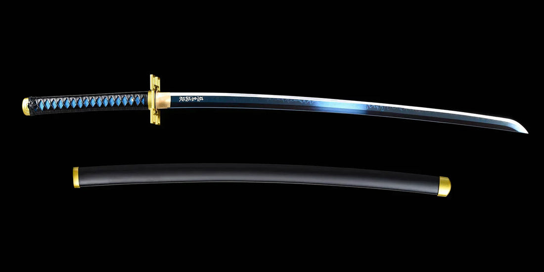 Handmade Muichiro Tokito Nichirin Sword Exquisite Anime Replica