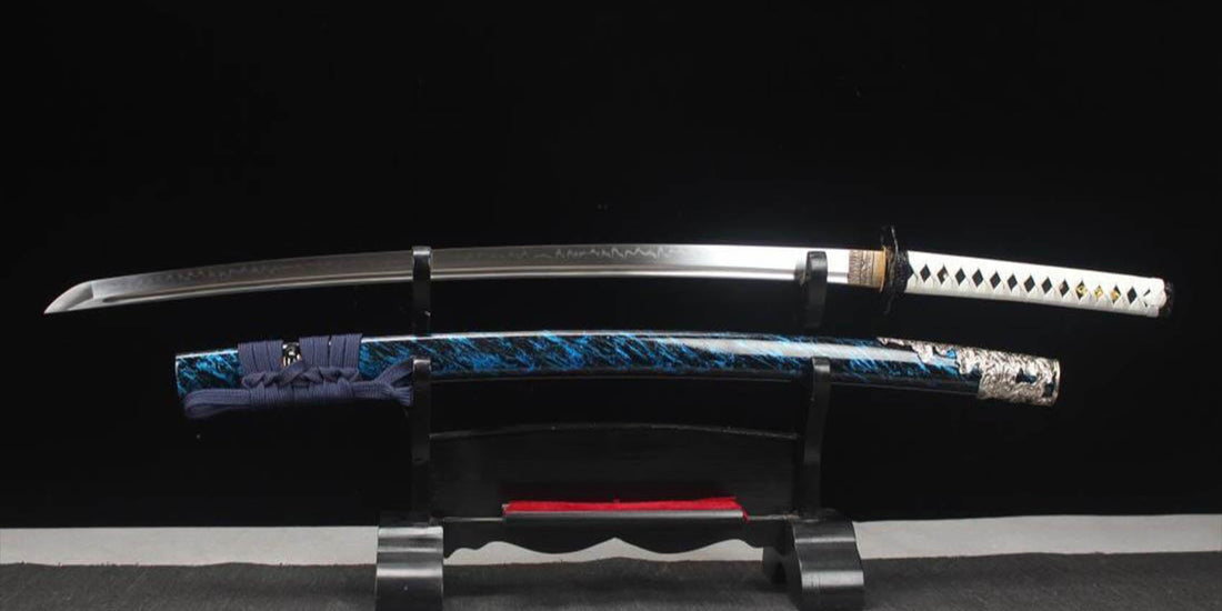 Black Friday Ghost Of Tsushima Katana T10 Steel With Blood Groove