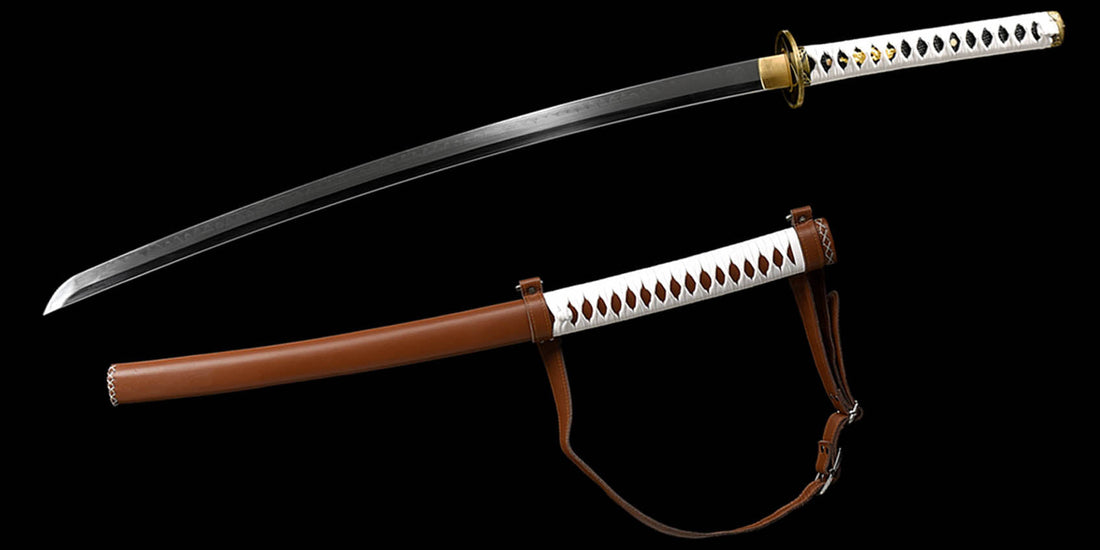 Black Friday The Walking Dead Michonne Sword Brown Leather Wrapped