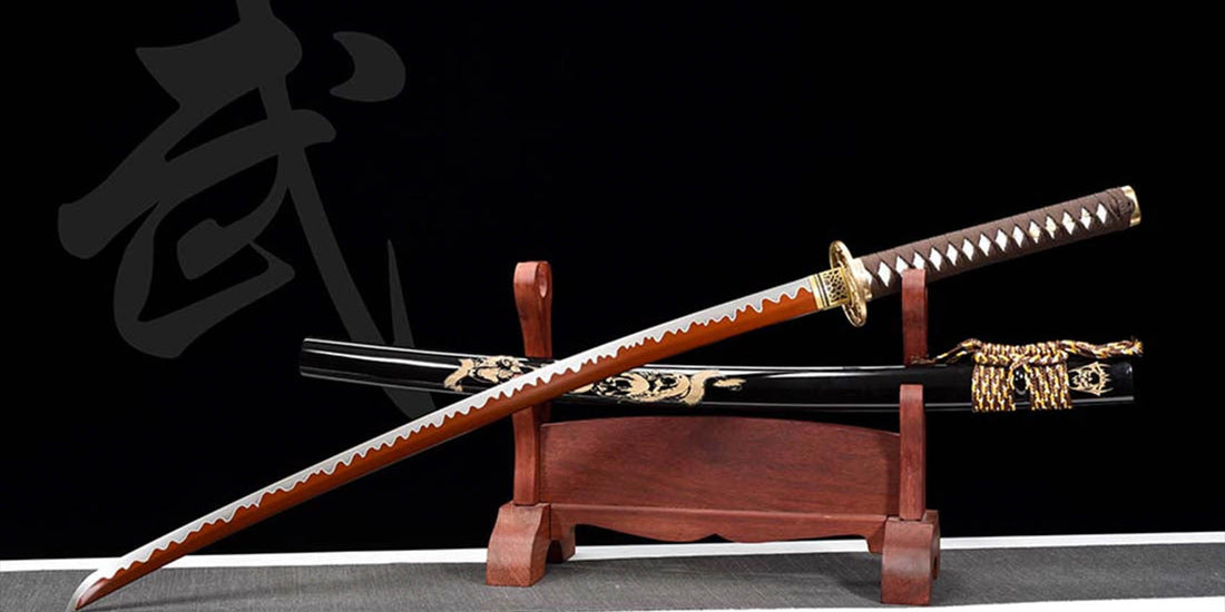 Red Blade Katana Ghost Valley Sword Symbols Of Craftsmanship
