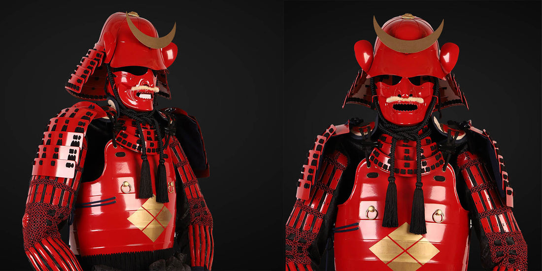 Takeda Clan Red Samurai Armor Tribute To Japans Warring States Family