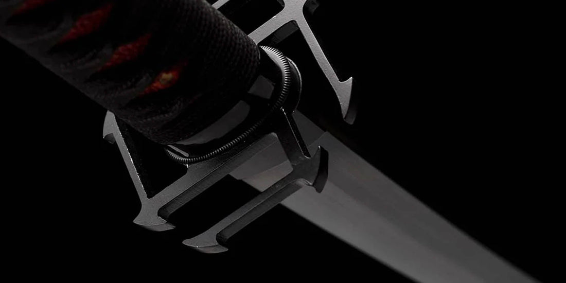 Exploring The Intricate Craftsmanship Of Black And White Katana Swords