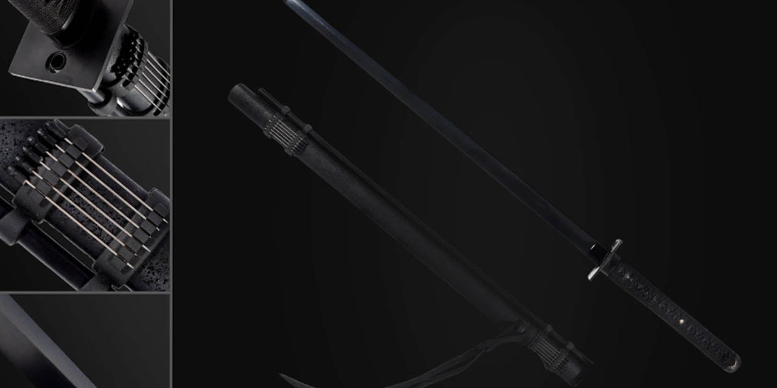 Sleek Design The Aesthetic Appeal Of The Black Ninjato Sword