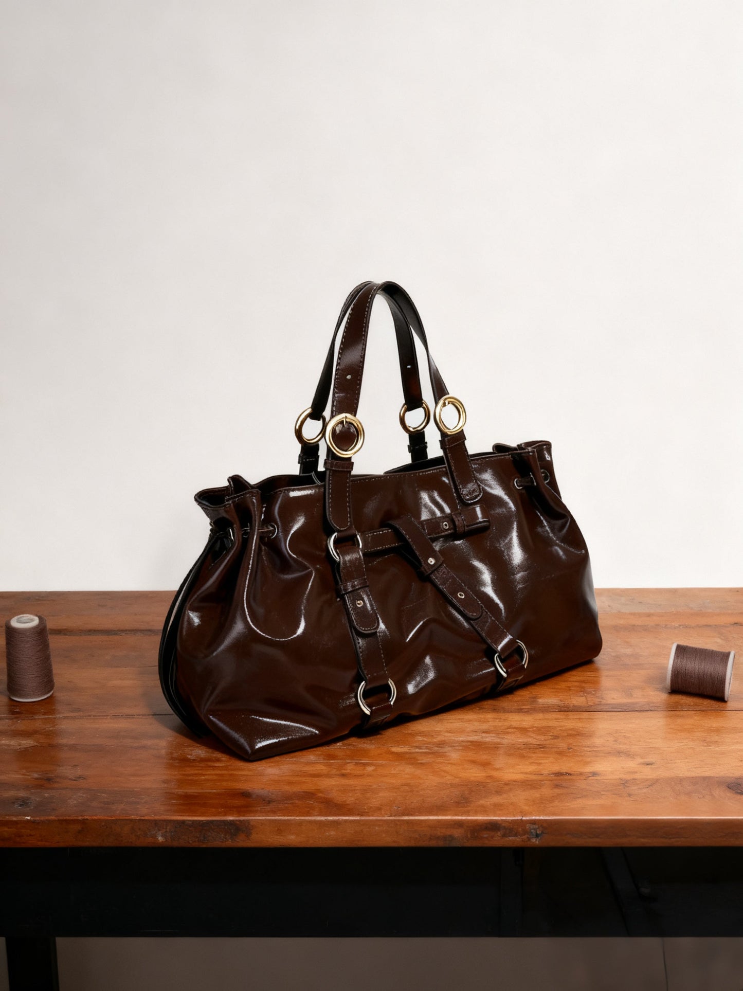 Glossy Retro Duffle