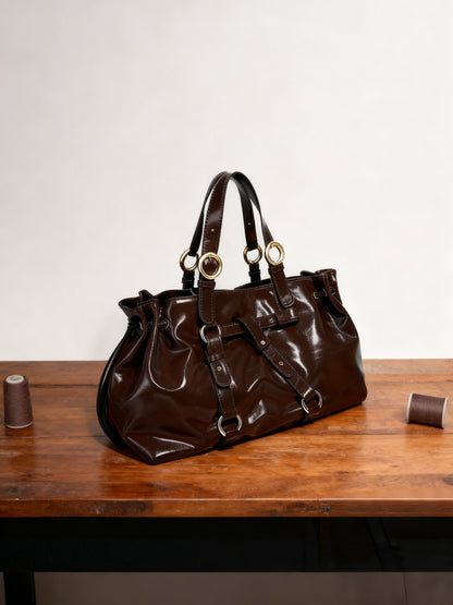 Glossy Retro Duffle