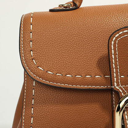 Stitch Elegance Satchel