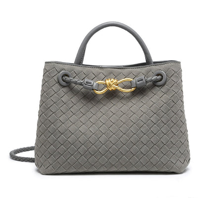 Woven Charm Satchel