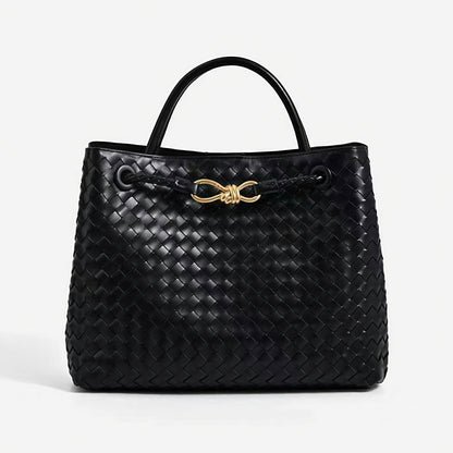 Woven Charm Satchel