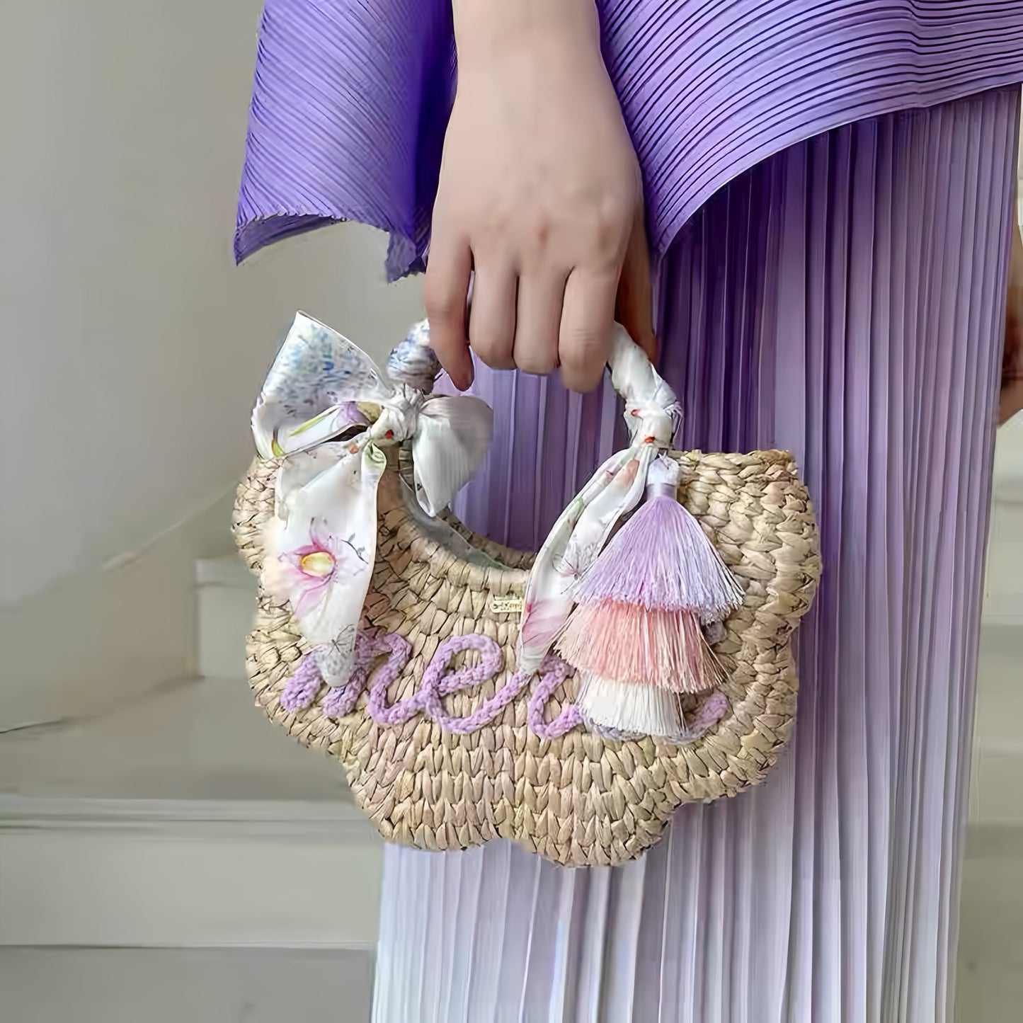 Handwoven Petal Bag